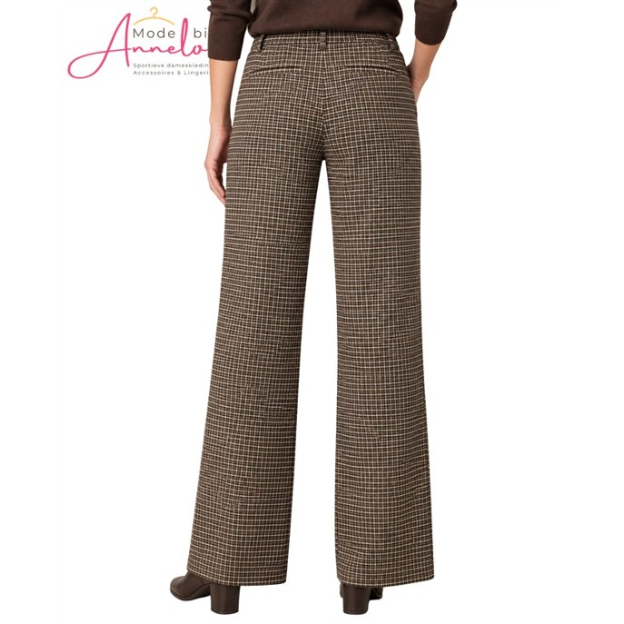 Elvira Broek Kaylee ruit 26-012 Bruin Elvira Broek Kaylee ruit 26-012 Bruin